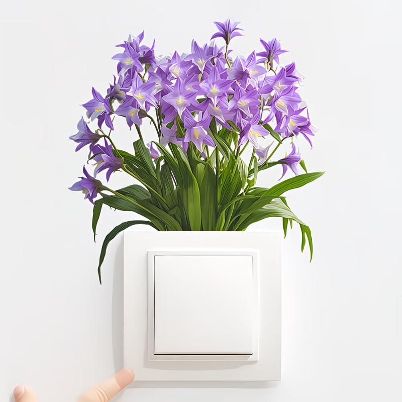 Realistic Floral Plant Switch Sticker Self-Adhesive Removable Waterproof Wall Sticker Switch Cover Sticker Home Decor A2
Realistic Floral Plant Switch Sticker Self-Adhesive Removable Waterproof Wall Sticker Switch Cover Sticker Home Decor A2