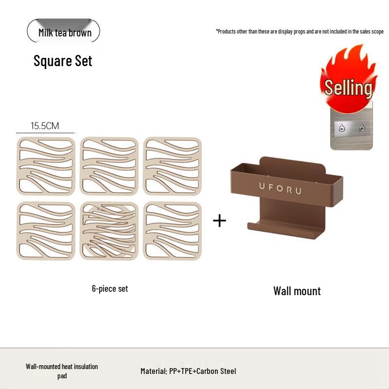UFORU Anti-Slip Heat-Resistant Coaster Set
UFORU Anti-Slip Heat-Resistant Coaster Set