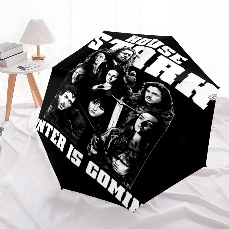 1pc House Stark Automatic Opening and Closing Umbrella - Lightweight 3-Fold Design, Suitable for Fans, Travel, Daily Use - Official Product, Interesti
1pc House Stark Automatic Opening and Closing Umbrella - Lightweight 3-Fold Design, Suitable for Fans, Travel, Daily Use - Official Product, Interesti