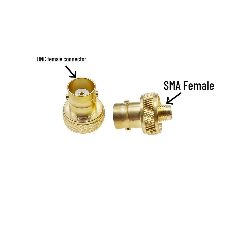 Gold-Plated BNC Female to SMA Female RF Adapter for Walkie Talkie Antenna
Gold-Plated BNC Female to SMA Female RF Adapter for Walkie Talkie Antenna