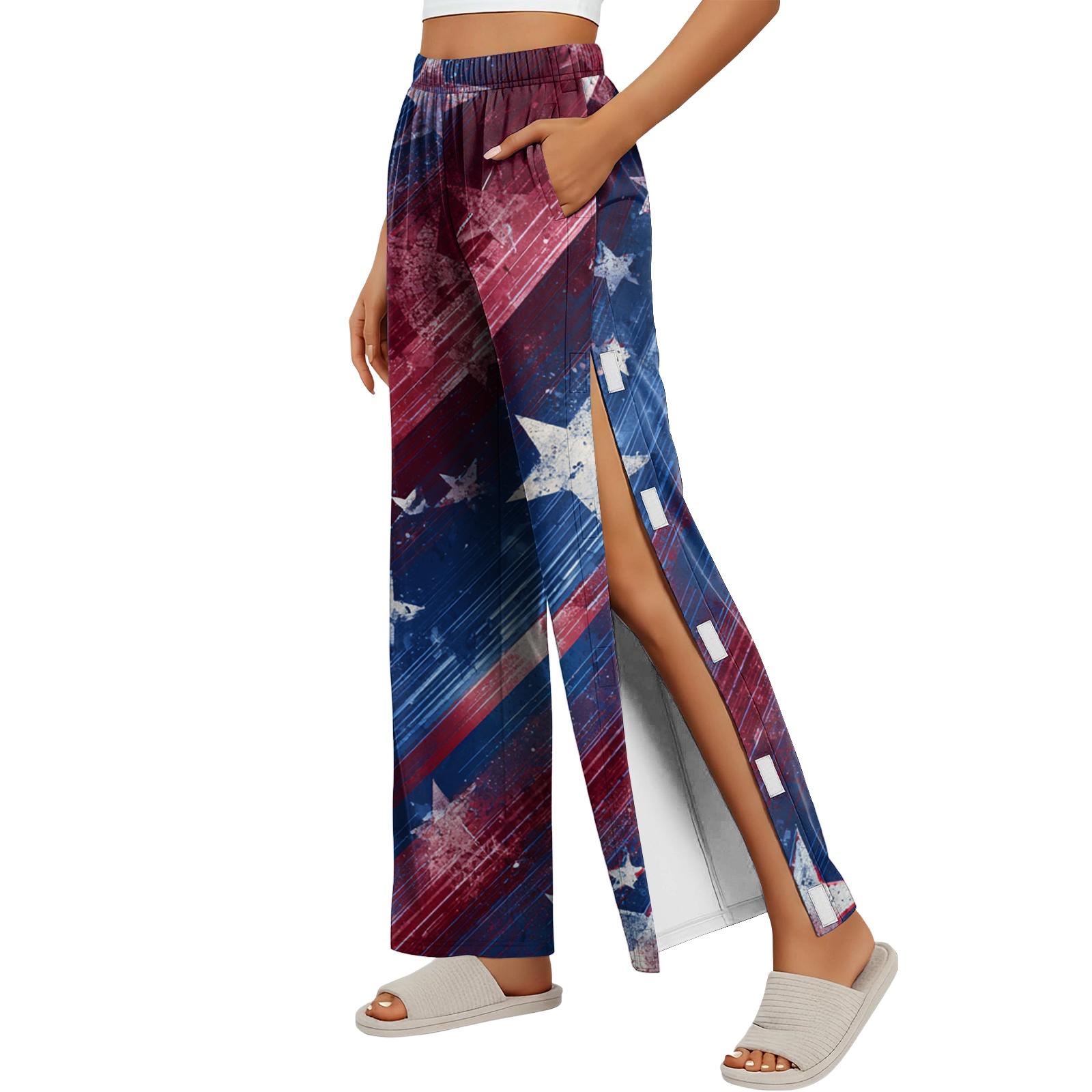 Women Independence Day Print Side Velcro Closure Easy Open Post Surgery Recovery Long Pants Comfortable Fit Soft Fabric XL
Women Independence Day Print Side Velcro Closure Easy Open Post Surgery Recovery Long Pants Comfortable Fit Soft Fabric XL