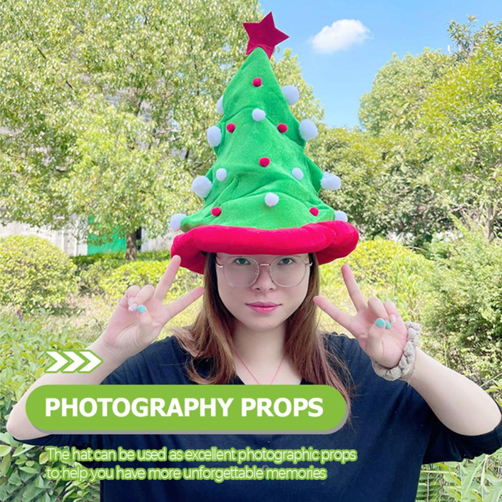 Christmas Tree Hat for Festive Party Dress Up Celebrations, Winter Party Favor, Christmas Decorations
Christmas Tree Hat for Festive Party Dress Up Celebrations, Winter Party Favor, Christmas Decorations