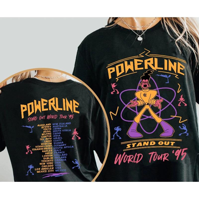 Retro A Goofy Movie Powerline Shirt Stand Out World Tour 95 Tshirt Walt World 2025 Trip 4XL
Retro A Goofy Movie Powerline Shirt Stand Out World Tour 95 Tshirt Walt World 2025 Trip 4XL