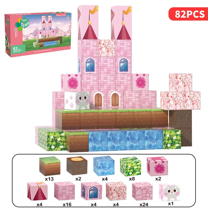 Princess Castle World Magnetic Block Set Dream Girl Build Block Birthday Gift Toy
Princess Castle World Magnetic Block Set Dream Girl Build Block Birthday Gift Toy