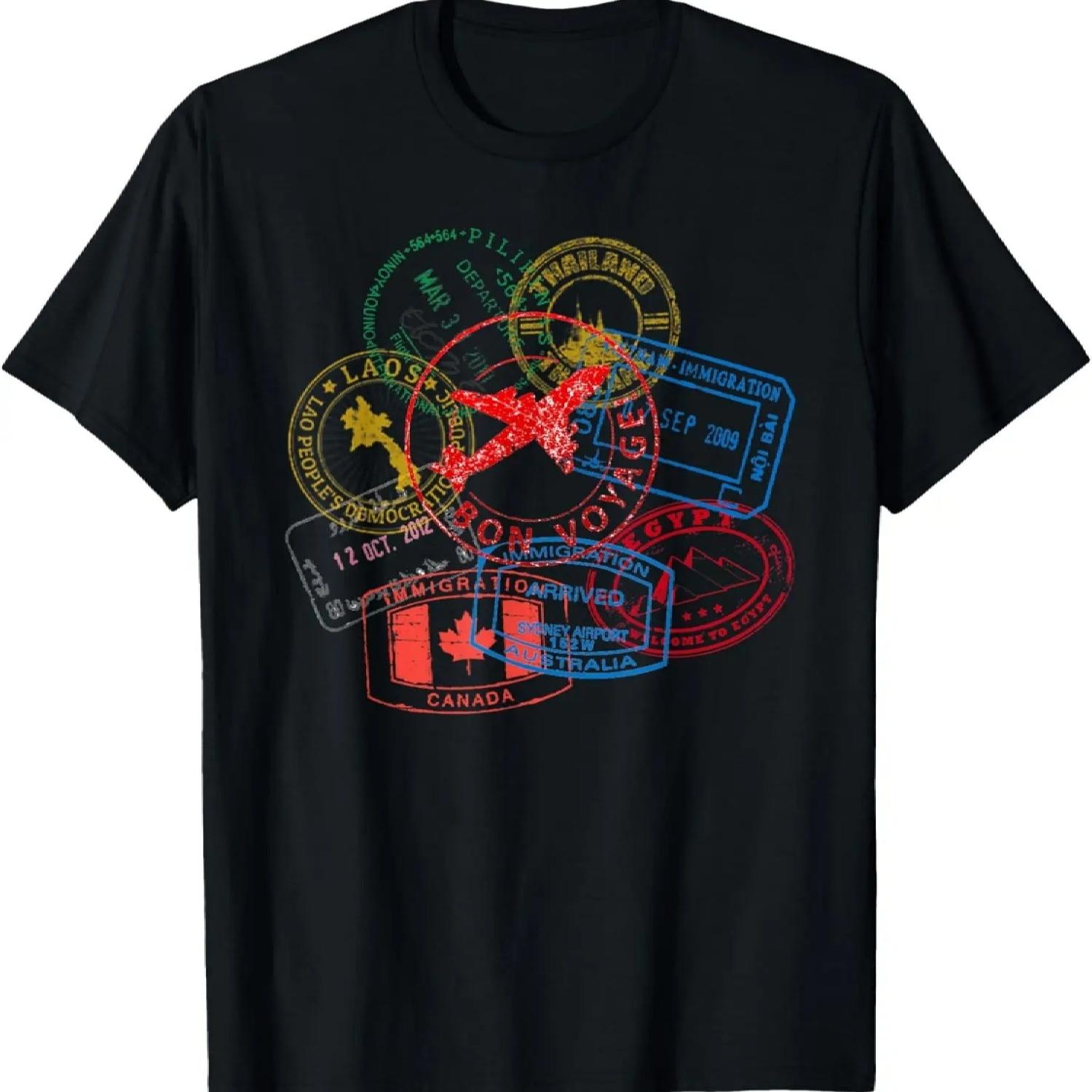 Футболка з маркою подорожей Bon Voyage Футболка XXXXXL чорний
Футболка з маркою подорожей Bon Voyage Футболка XXXXXL чорний