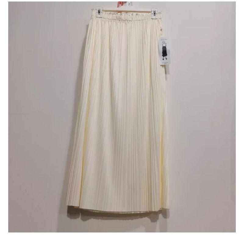 Export Japan Pure Original Tail Single Mid Length Long Length Pleated Skirt Elegant Slim Looking Easiest for Match Long Skirt A- Line Umbrella Skirt Creamy White M
Export Japan Pure Original Tail Single Mid Length Long Length Pleated Skirt Elegant Slim Looking Easiest for Match Long Skirt A- Line Umbrella Skirt Creamy White M