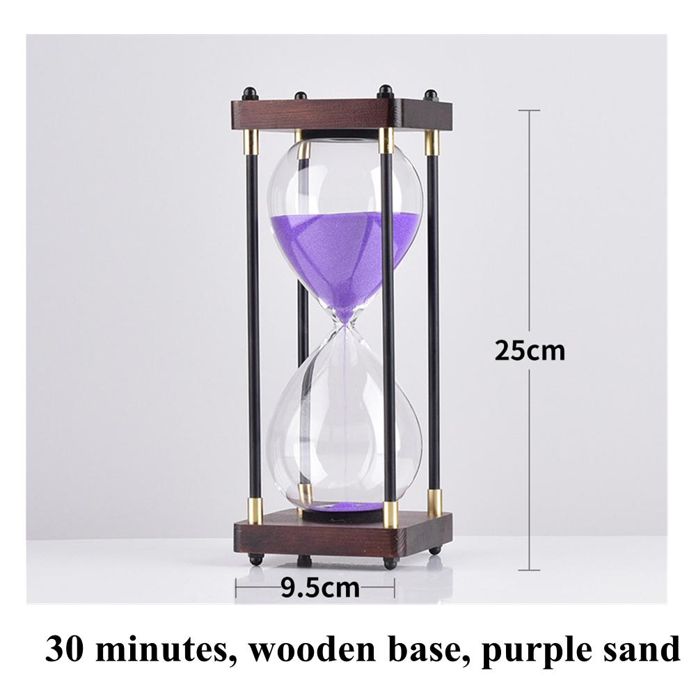 30 минут деревянные песочные часы креативные таймеры песочные часы песочные часы кухонный инструмент настольный декор домашний орнамент детский подарок 25cm фиолетовый
30 минут деревянные песочные часы креативные таймеры песочные часы песочные часы кухонный инструмент настольный декор домашний орнамент детский подарок 25cm фиолетовый