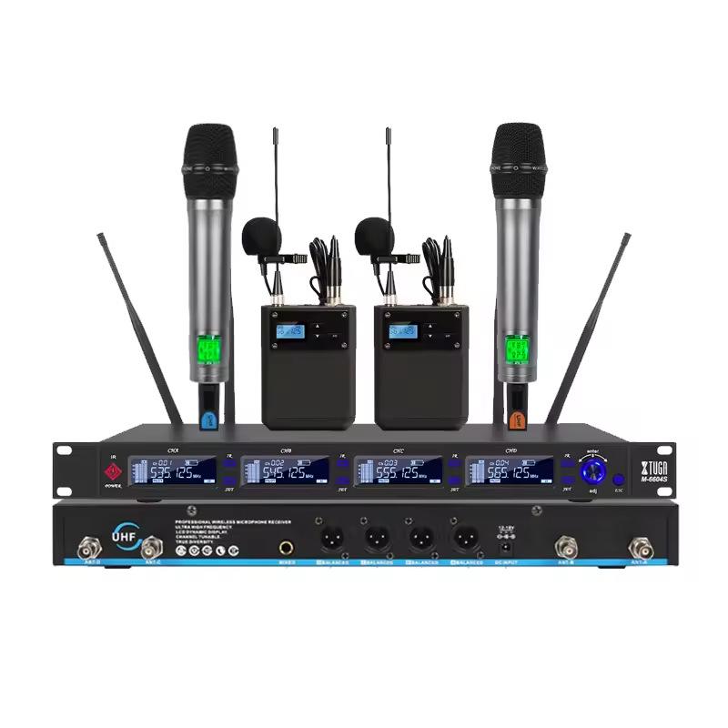 True Diversity UHF Wireless Mic Set: Anti-Howling Handheld & Headset for Conferences, Performances & KTV, Supports 1-to-4 Connections
True Diversity UHF Wireless Mic Set: Anti-Howling Handheld & Headset for Conferences, Performances & KTV, Supports 1-to-4 Connections