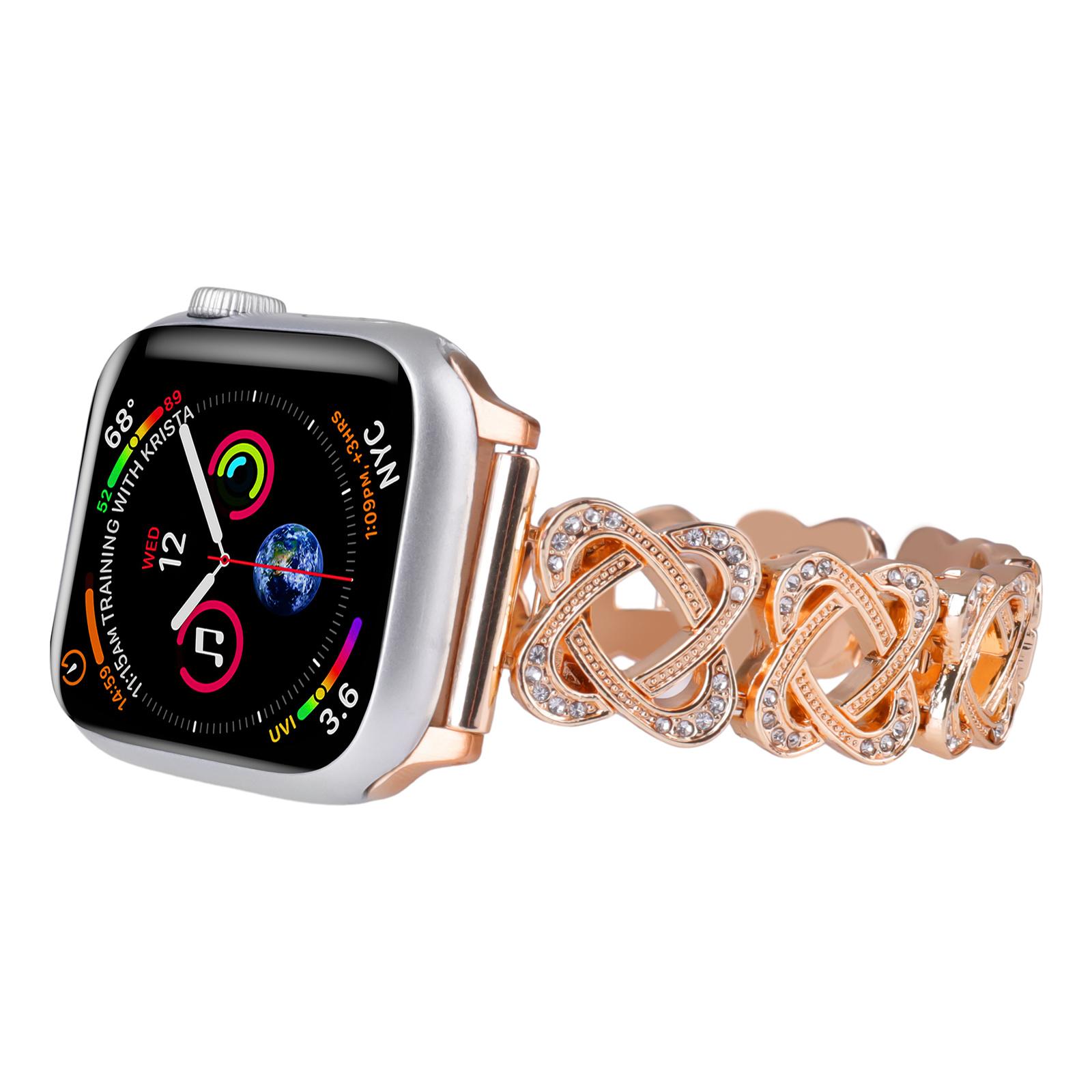 Crossed Ring Watch Strap for Apple Watch Series 10 42mm/9 8 7 41mm/6 5 4 SE (2022) SE (2023) SE 40mm/3 2 1 38mm Zinc Alloy Wrist Band Starlight
Crossed Ring Watch Strap for Apple Watch Series 10 42mm/9 8 7 41mm/6 5 4 SE (2022) SE (2023) SE 40mm/3 2 1 38mm Zinc Alloy Wrist Band Starlight