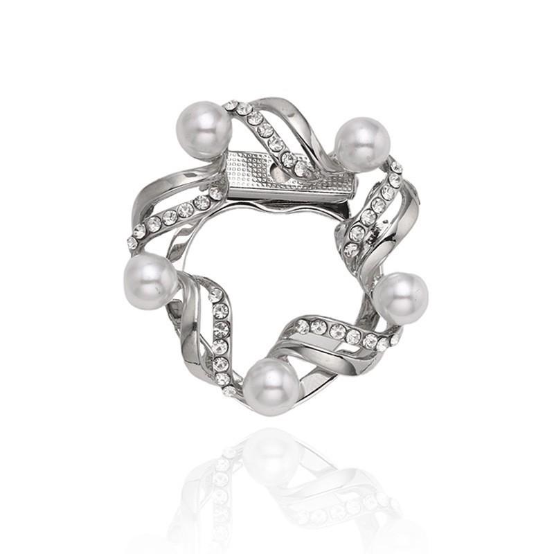 Silk Scarf Buckle Dual-purpose Brooch Pearl Summer Clothing Corner Anti Light Magnetic Suction срібний
Silk Scarf Buckle Dual-purpose Brooch Pearl Summer Clothing Corner Anti Light Magnetic Suction срібний