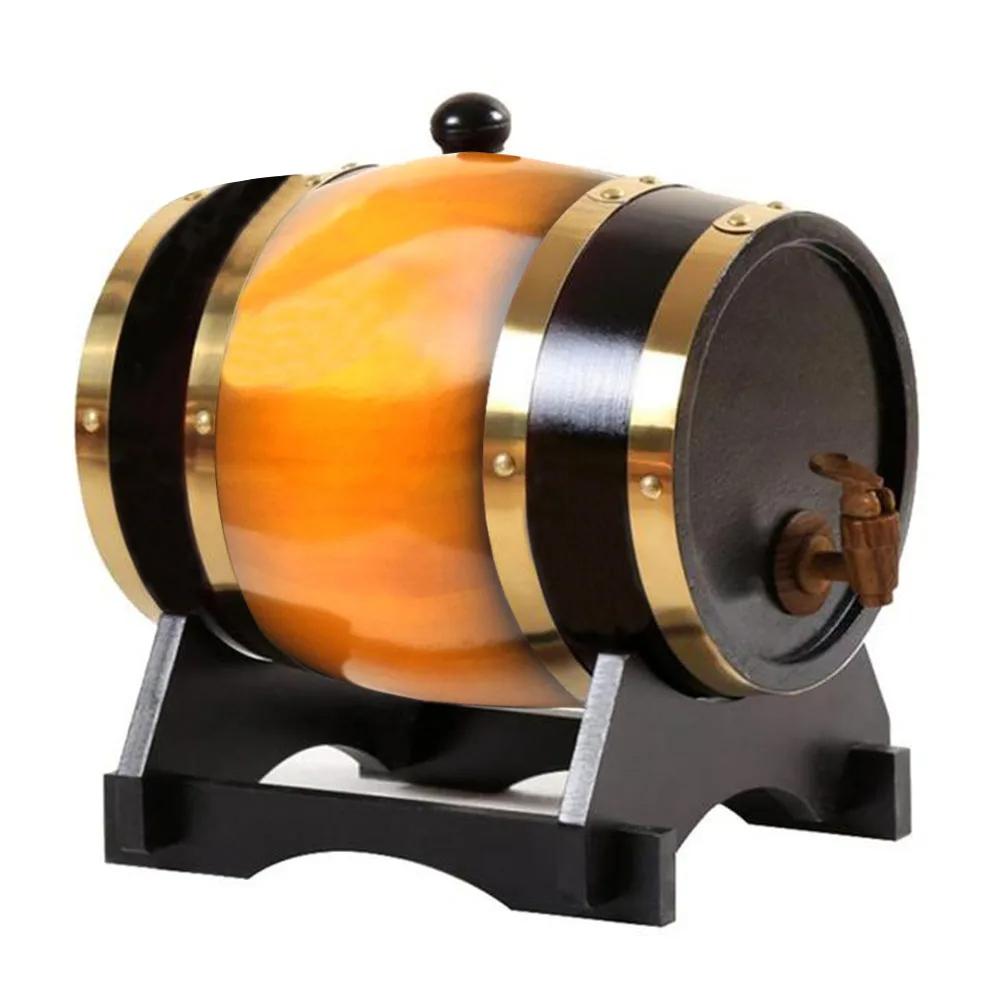 3L Wood Barrel Vintage Oak Beer Brewing Tools Tap Dispenser for Rum Pot Whisky Wine Bar Tools Home Whiskey Barrel Decanter помаранчевий
3L Wood Barrel Vintage Oak Beer Brewing Tools Tap Dispenser for Rum Pot Whisky Wine Bar Tools Home Whiskey Barrel Decanter помаранчевий