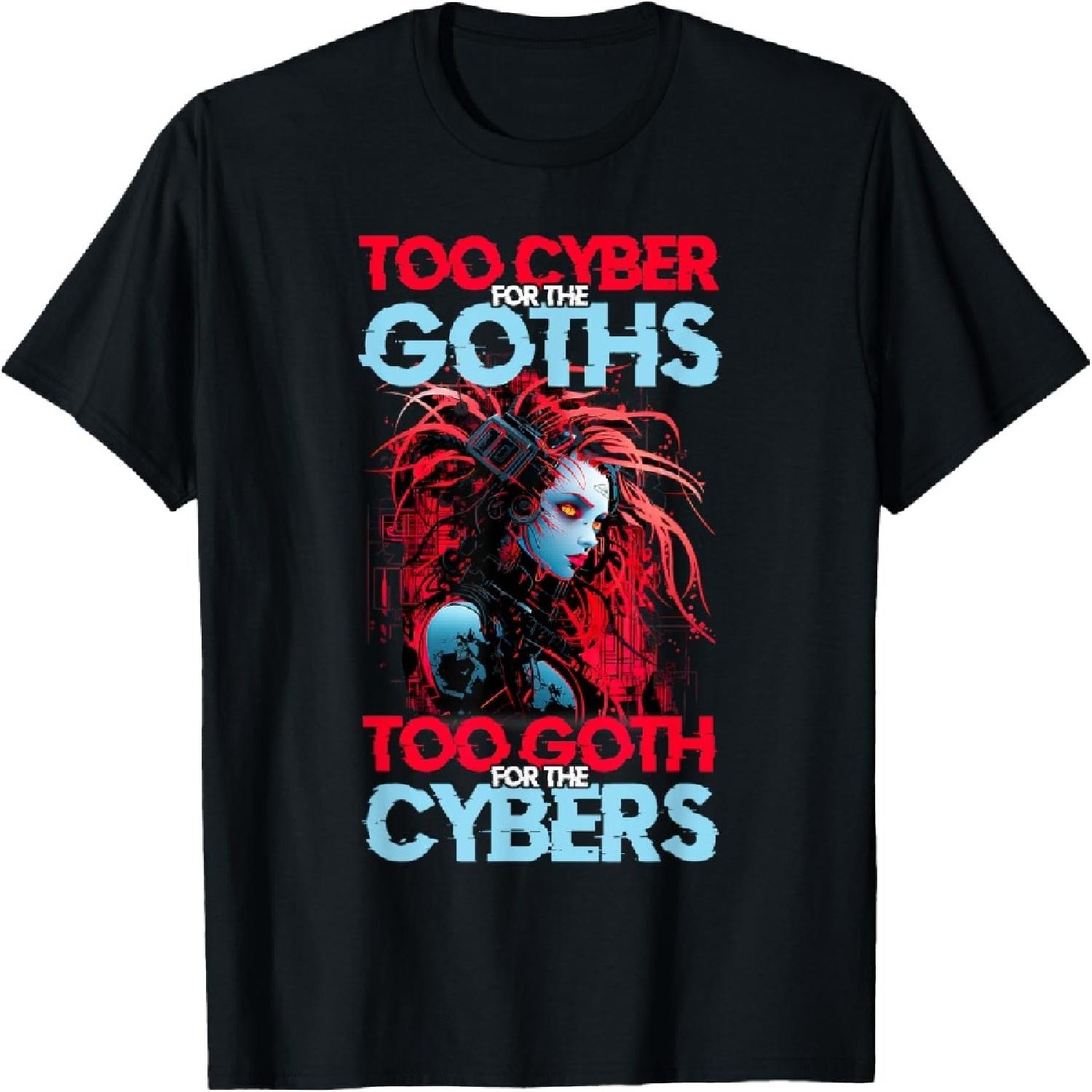 Punk Rave Too Cyber For Goth For Cyber Cybergoth T-Shirt XXXXXL різнокольоровий
Punk Rave Too Cyber For Goth For Cyber Cybergoth T-Shirt XXXXXL різнокольоровий