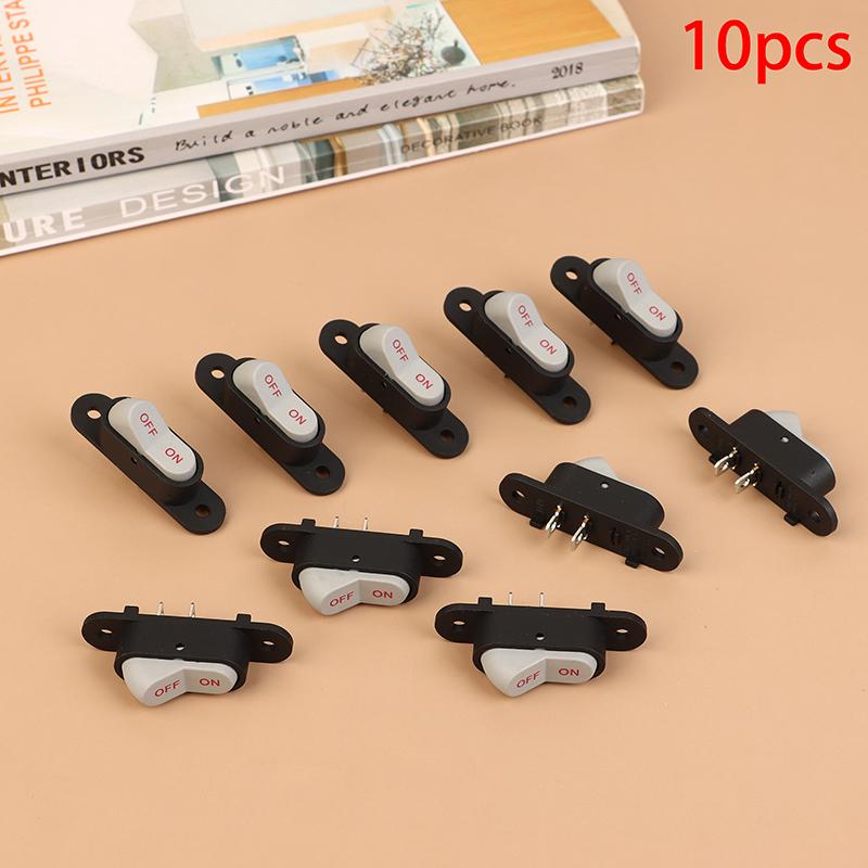 10Pcs White 2 Pin Light On/Off Boat Button Switch 2 Pin 2 Speed 250V 6A Ac Amp 125V 10A Electric Wok Home Start Switches one size
10Pcs White 2 Pin Light On/Off Boat Button Switch 2 Pin 2 Speed 250V 6A Ac Amp 125V 10A Electric Wok Home Start Switches one size
