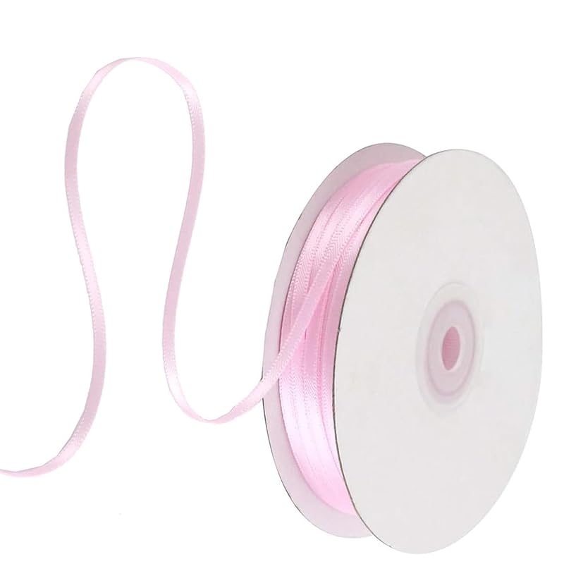 double sided satin ribbon pink width 3 mm Extra fine 100 yards long Approximately 91 meters large capacity ribbon for gift wrapping bowknot packaging
double sided satin ribbon pink width 3 mm Extra fine 100 yards long Approximately 91 meters large capacity ribbon for gift wrapping bowknot packaging