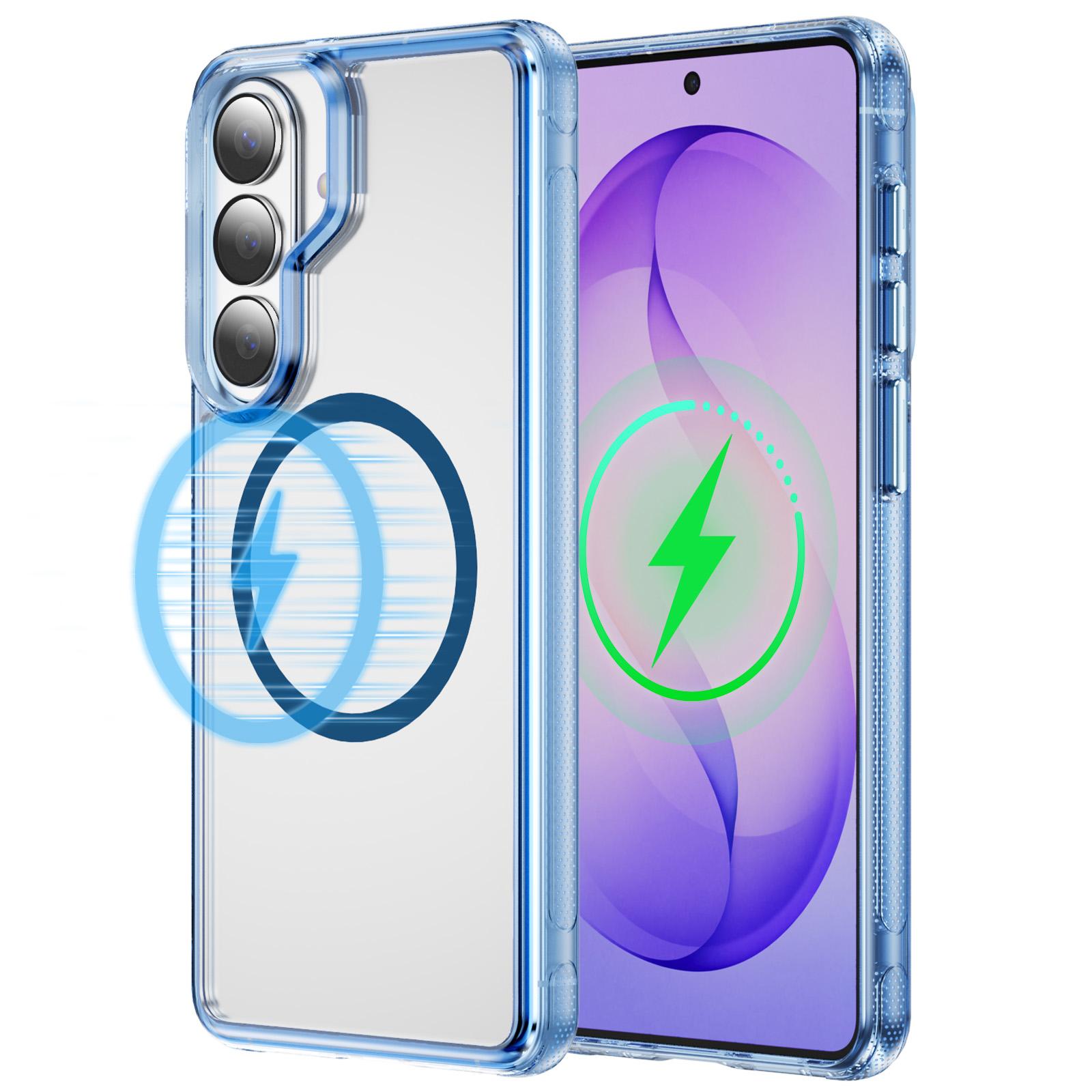 Magnetic Clear Hybrid Shockproof Cases For Samsung S26 S25 S24 Plus Ultra For Magsafe Metal Lens Ring Anti-fall Bumper Cover Galaxy S24+ синій
Magnetic Clear Hybrid Shockproof Cases For Samsung S26 S25 S24 Plus Ultra For Magsafe Metal Lens Ring Anti-fall Bumper Cover Galaxy S24+ синій