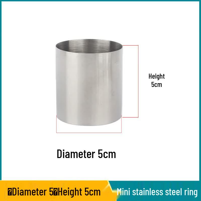 Diarion Stainless Steel Round Mousse & Cake Ring 12cm Diameter x 5cm Height
Diarion Stainless Steel Round Mousse & Cake Ring 12cm Diameter x 5cm Height