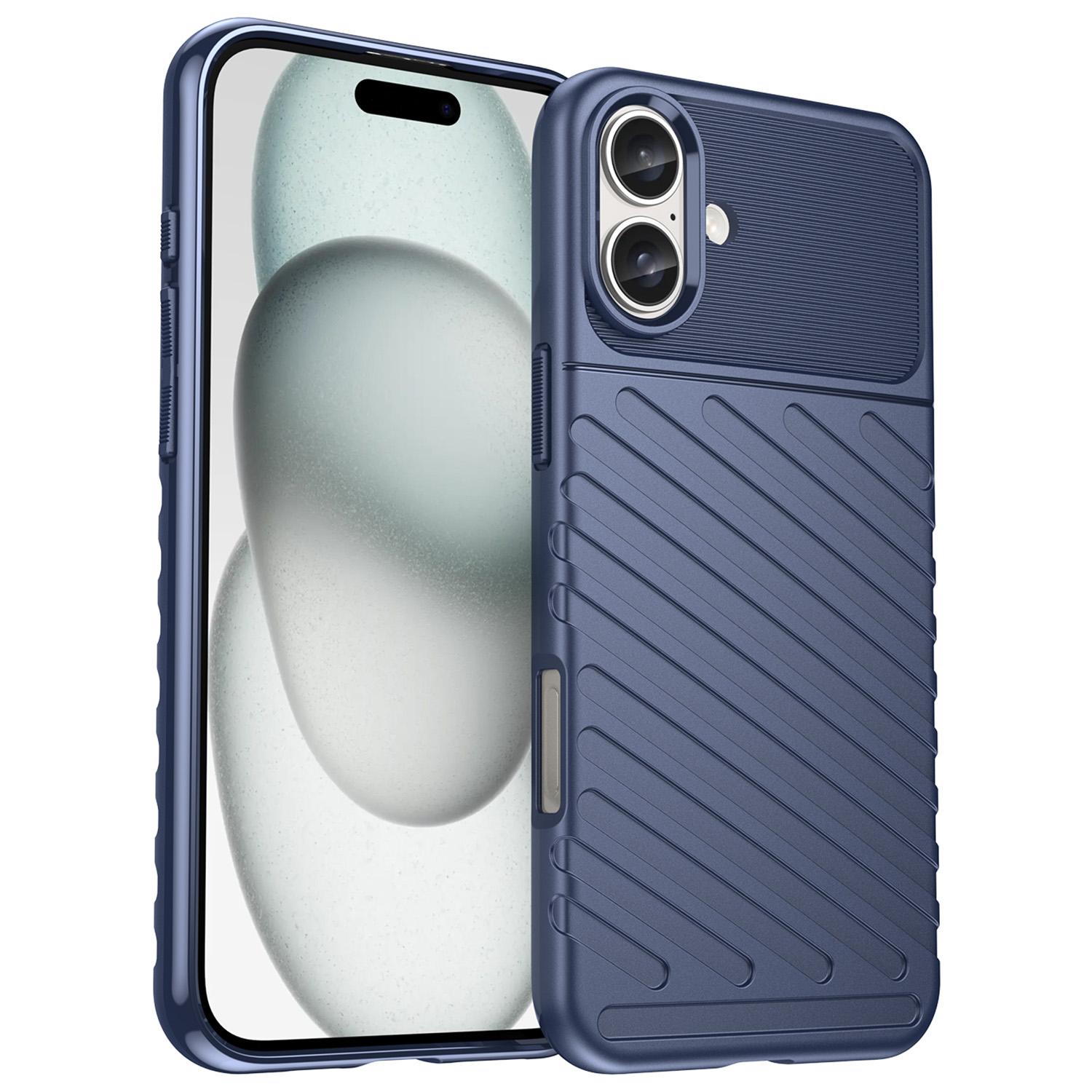 Thunder Series For iPhone 16 TPU Case TPU Phone Cover Twill Texture Drop Protective
Thunder Series For iPhone 16 TPU Case TPU Phone Cover Twill Texture Drop Protective
