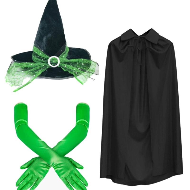 Witches Witch Costume Accessories Witch Hat Green Pantyhose Green Glove Halloween Cosplay Costumes for Adults Gifts
Witches Witch Costume Accessories Witch Hat Green Pantyhose Green Glove Halloween Cosplay Costumes for Adults Gifts