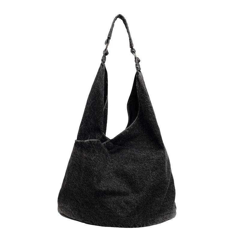 Summer Trendy Brand Retro Messenger Bag Underarm Fashion Denim Bag Versatile Large Capacity Shoulder Casual Messenger Bag чёрный
Summer Trendy Brand Retro Messenger Bag Underarm Fashion Denim Bag Versatile Large Capacity Shoulder Casual Messenger Bag чёрный