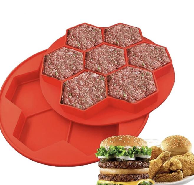 Форма для бургеров, Инструмент для мяса, Форма для выпечки на 7 ячеек, Сетка для кубиков льда, Товары для выпечки, Кухонные принадлежности красный
Форма для бургеров, Инструмент для мяса, Форма для выпечки на 7 ячеек, Сетка для кубиков льда, Товары для выпечки, Кухонные принадлежности красный