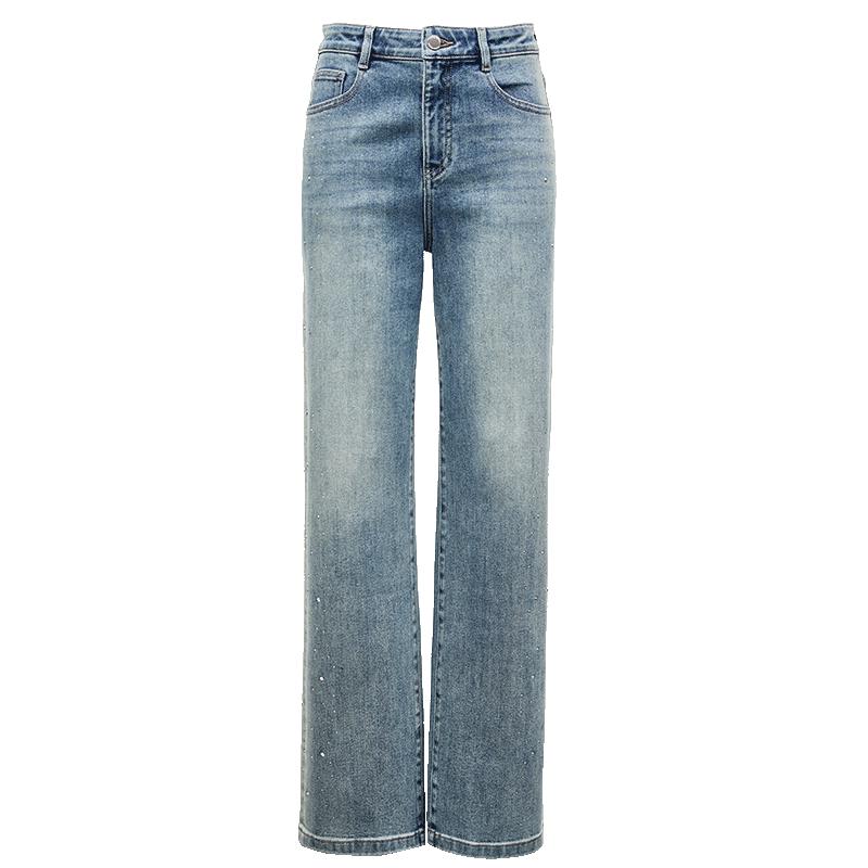 VEROMODA Star Rhinestone Washed Straight-Leg Jeans M
VEROMODA Star Rhinestone Washed Straight-Leg Jeans M