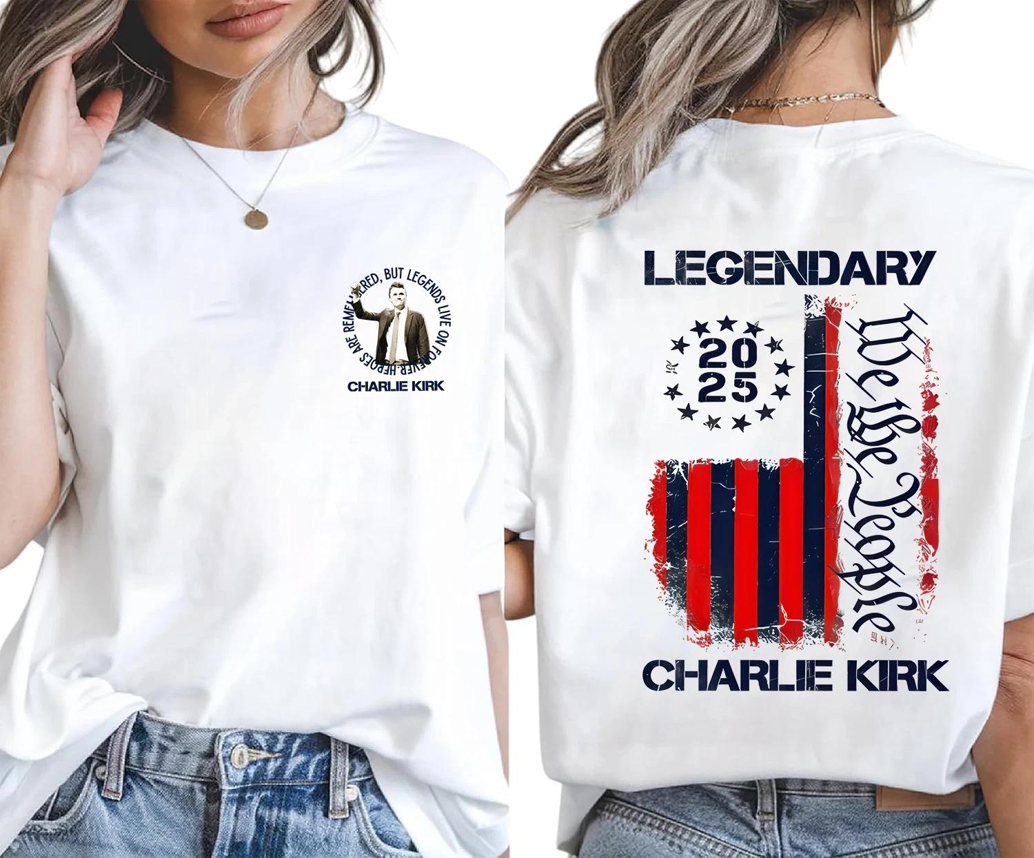 New Charlie Kirk Legendary American Flag Essential 2sided T-Shirt Free Postage High-end Luxury Is for Both Men and Women Top Y2k M
New Charlie Kirk Legendary American Flag Essential 2sided T-Shirt Free Postage High-end Luxury Is for Both Men and Women Top Y2k M