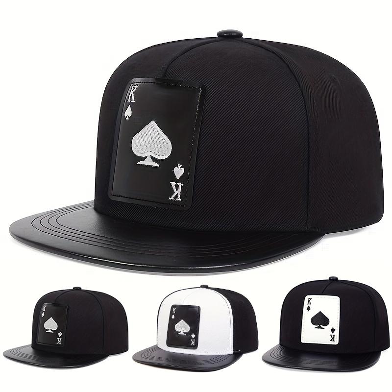 Unisex Poker Spades K Embroidery Hip-hop Hats Spring And Autumn Outdoor Adjustable Sports Casual Baseball Caps Sunscreen Hat
Unisex Poker Spades K Embroidery Hip-hop Hats Spring And Autumn Outdoor Adjustable Sports Casual Baseball Caps Sunscreen Hat