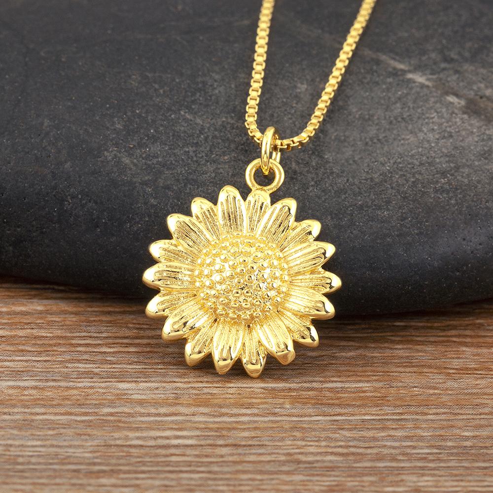 Nidin New Trendy Sunflower Shape Charm Pendant Necklace For Women Girl Birthday Party Copper Neck Jewelry Accessories Gifts золотой
Nidin New Trendy Sunflower Shape Charm Pendant Necklace For Women Girl Birthday Party Copper Neck Jewelry Accessories Gifts золотой