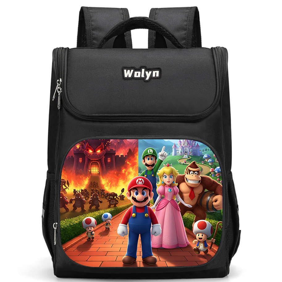 The Super Mario Galaxy Movie Durable Multicompartment Backpack For School Kids With Breathable Air Cushion Straps Style 4 Small
The Super Mario Galaxy Movie Durable Multicompartment Backpack For School Kids With Breathable Air Cushion Straps Style 4 Small