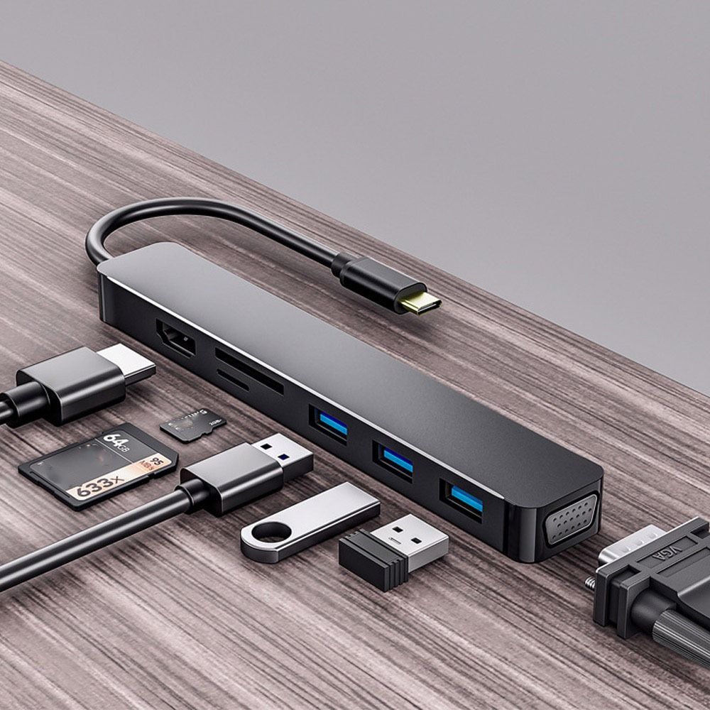 Алюминиевый сплав HDMI VGA Expander OTG адаптер USB C HUB Док-станция USB 3.0 Splitter Type-C 3.1
Алюминиевый сплав HDMI VGA Expander OTG адаптер USB C HUB Док-станция USB 3.0 Splitter Type-C 3.1