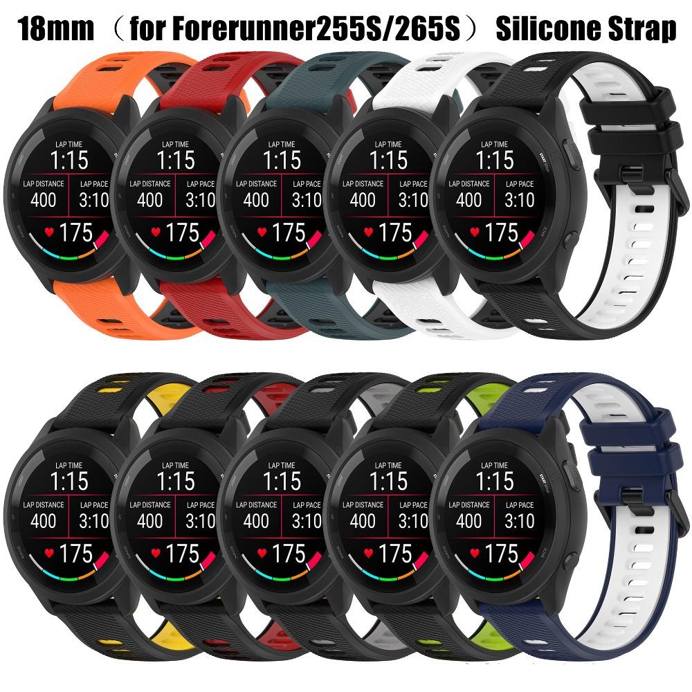 Replacement Watch Strap Silicone Engraved Strap Bracelet Band for Forerunner255S/265S Home/Travel Black Grey
Replacement Watch Strap Silicone Engraved Strap Bracelet Band for Forerunner255S/265S Home/Travel Black Grey