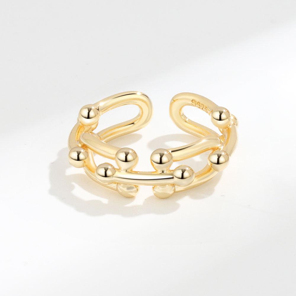 Vintage Horseshoe Open Ring For Women Minimalist Light Luxury Index Finger Band Unique Fashionable Adjustable Jewelry Gift opening adjustable золотой
Vintage Horseshoe Open Ring For Women Minimalist Light Luxury Index Finger Band Unique Fashionable Adjustable Jewelry Gift opening adjustable золотой