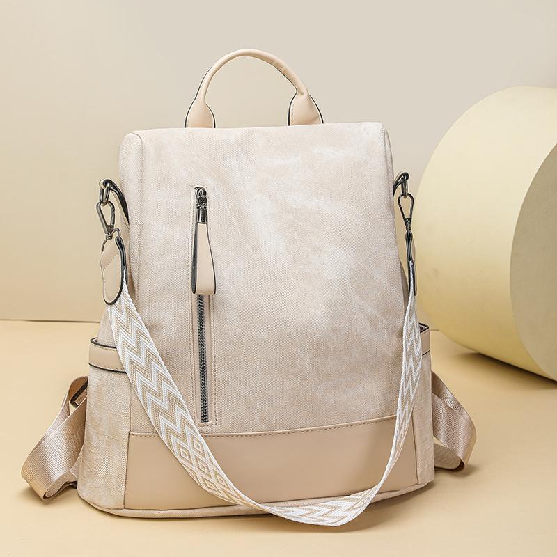 Рюкзак женский мягкий кожаный рюкзак большой емкости бежевый
Рюкзак женский мягкий кожаный рюкзак большой емкости бежевый