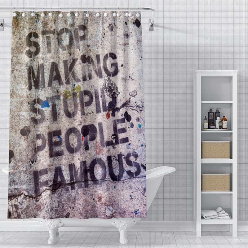 Painting graffiti art Shower Curtain Washable Dirt-Resistant Shower Head waterproof Polyester Bath Curtain For Home Decor 90x180CM
Painting graffiti art Shower Curtain Washable Dirt-Resistant Shower Head waterproof Polyester Bath Curtain For Home Decor 90x180CM