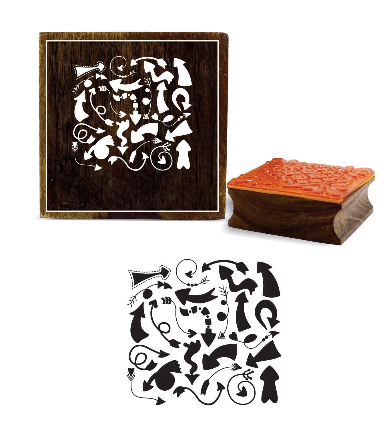 Printtoo Tribal Arrows Pattern Square Wooden Rubber Stamp Craft Block Diary Card-2 x 2 2 x 2 Inches коричневый
Printtoo Tribal Arrows Pattern Square Wooden Rubber Stamp Craft Block Diary Card-2 x 2 2 x 2 Inches коричневый