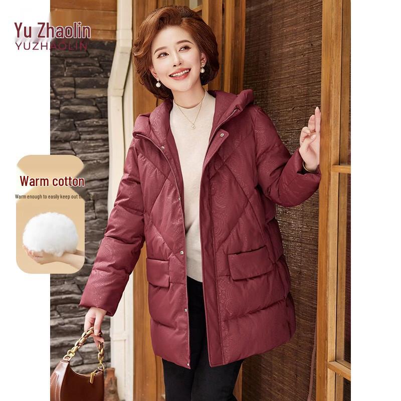 YUZHAOLIN Women s New Year Red Hooded Padded Jacket XL
YUZHAOLIN Women s New Year Red Hooded Padded Jacket XL
