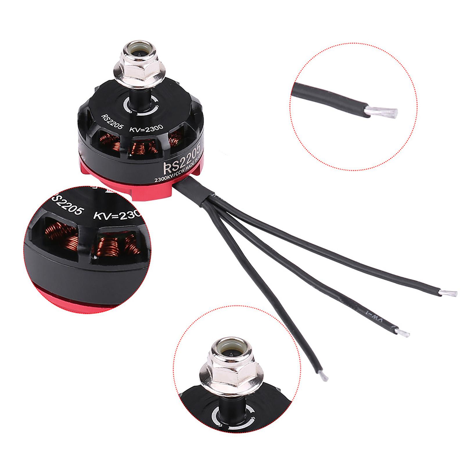 Комплект 4 шт. Двигун RS2205 2300KV CW CCW Аксесуар для дистанційного керування для гоночних квадрокоптерів RC
Комплект 4 шт. Двигун RS2205 2300KV CW CCW Аксесуар для дистанційного керування для гоночних квадрокоптерів RC