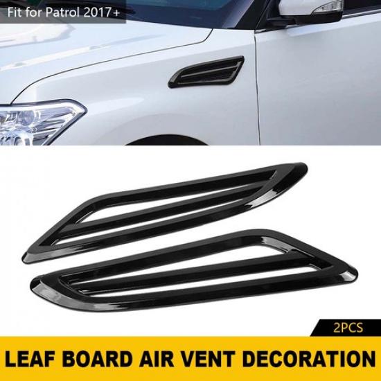 Front Side Fender Air Vent Outlet Bezel Trim Cover For Nissan Armada 2017+ Black
Front Side Fender Air Vent Outlet Bezel Trim Cover For Nissan Armada 2017+ Black
