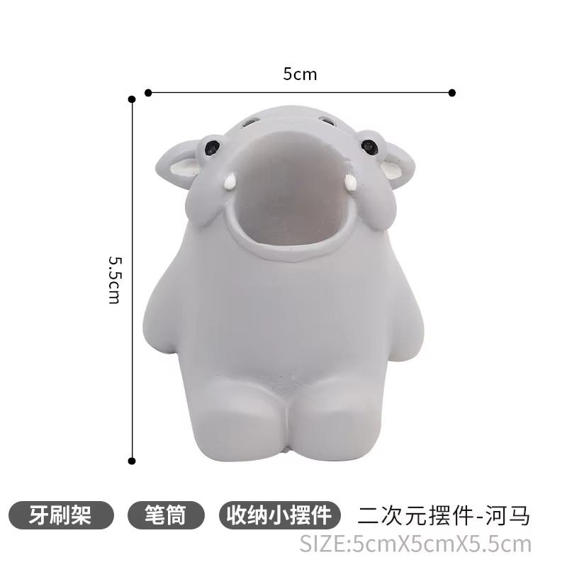 Cartoon Animal Toothbrush Holder Cute Corgi Shark Storage Stand Makeup Brushes ationery Countertop Organizer Bathroom Decoration
Cartoon Animal Toothbrush Holder Cute Corgi Shark Storage Stand Makeup Brushes ationery Countertop Organizer Bathroom Decoration