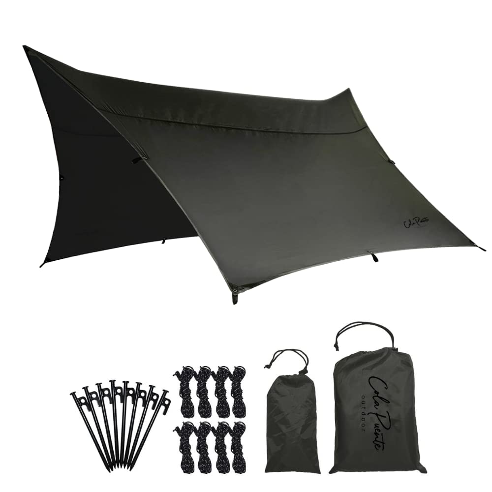 ColaPuente Tarp Hexa Tarp Tent Camping Easy Lightweight Compact Awning Shade Outdoor оливковый
ColaPuente Tarp Hexa Tarp Tent Camping Easy Lightweight Compact Awning Shade Outdoor оливковый