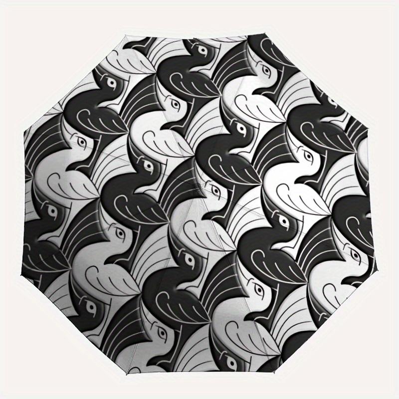 1pc Swans Abstract Automatic Open/close Folding Compact Umbrella, 8-Rib Sturdy Canopy, Lightweight Portable, Everyday Use, Gift, Outdoor Umbrella, Tra
1pc Swans Abstract Automatic Open/close Folding Compact Umbrella, 8-Rib Sturdy Canopy, Lightweight Portable, Everyday Use, Gift, Outdoor Umbrella, Tra