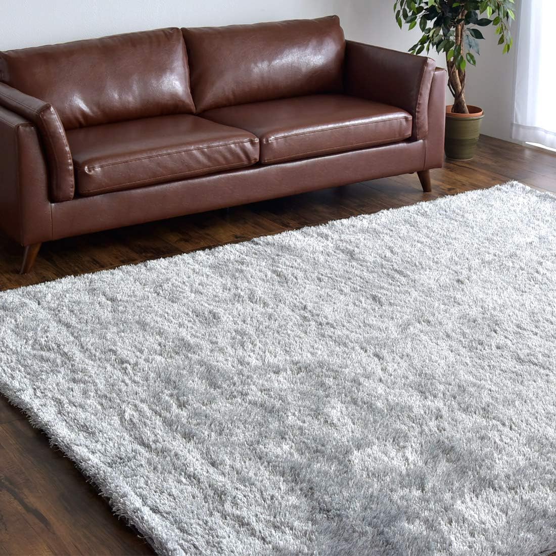 Tansu no Gen Rug Ковер высокой плотности, ворсистый ковер 100 x 140 см, ворс высокой плотности 40 мм, совместимый с подогревом пола, коврик с серебром 
Tansu no Gen Rug Ковер высокой плотности, ворсистый ковер 100 x 140 см, ворс высокой плотности 40 мм, совместимый с подогревом пола, коврик с серебром