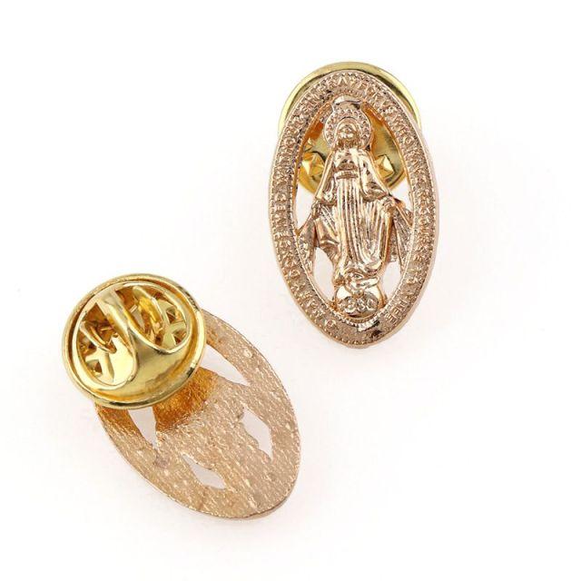 12Pcs Medalla Milagrosa Brooches Catholic Oval Hollow Our Lady Virgin Mary Lapel Pin Breastpin Jewelry Accessories Ornaments
12Pcs Medalla Milagrosa Brooches Catholic Oval Hollow Our Lady Virgin Mary Lapel Pin Breastpin Jewelry Accessories Ornaments