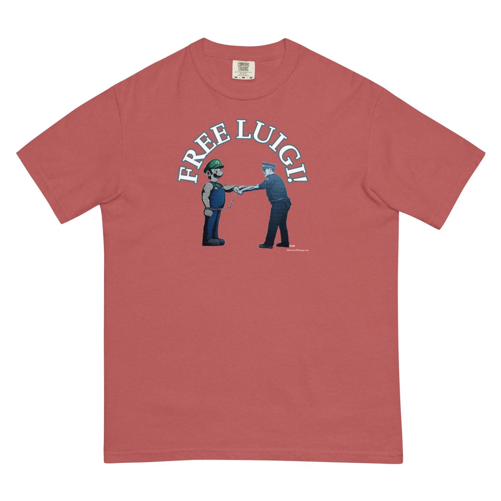Free Luigi - Banksy-style super soft T 4XL
Free Luigi - Banksy-style super soft T 4XL