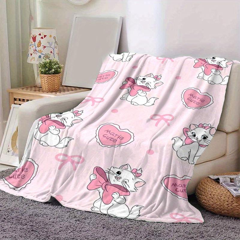 1PC Cute Aristocats Marie Cat Pink Bow Heart Blanket, Seasonal Home Decor, Throw Blanket, Cartoon Bedding, Soft Flannel Throw Blanket, Versa 100x150cm
1PC Cute Aristocats Marie Cat Pink Bow Heart Blanket, Seasonal Home Decor, Throw Blanket, Cartoon Bedding, Soft Flannel Throw Blanket, Versa 100x150cm