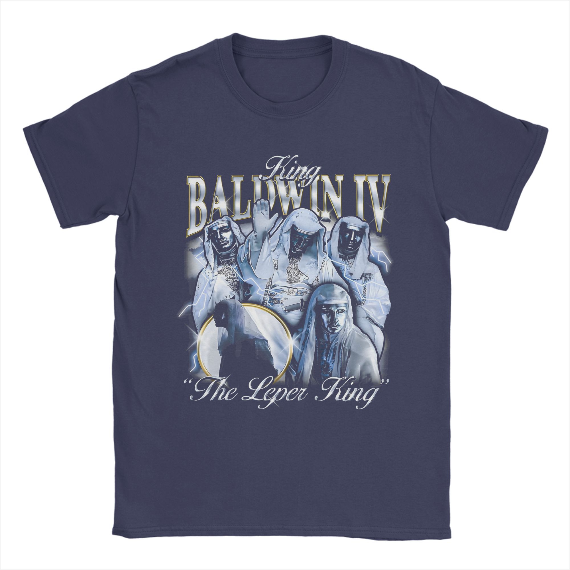 King Baldwin IV T-Shirt for Men Casual Pure Cotton Tee Shirt Crewneck Short Sleeve T Shirts Classic Tops 4XL
King Baldwin IV T-Shirt for Men Casual Pure Cotton Tee Shirt Crewneck Short Sleeve T Shirts Classic Tops 4XL