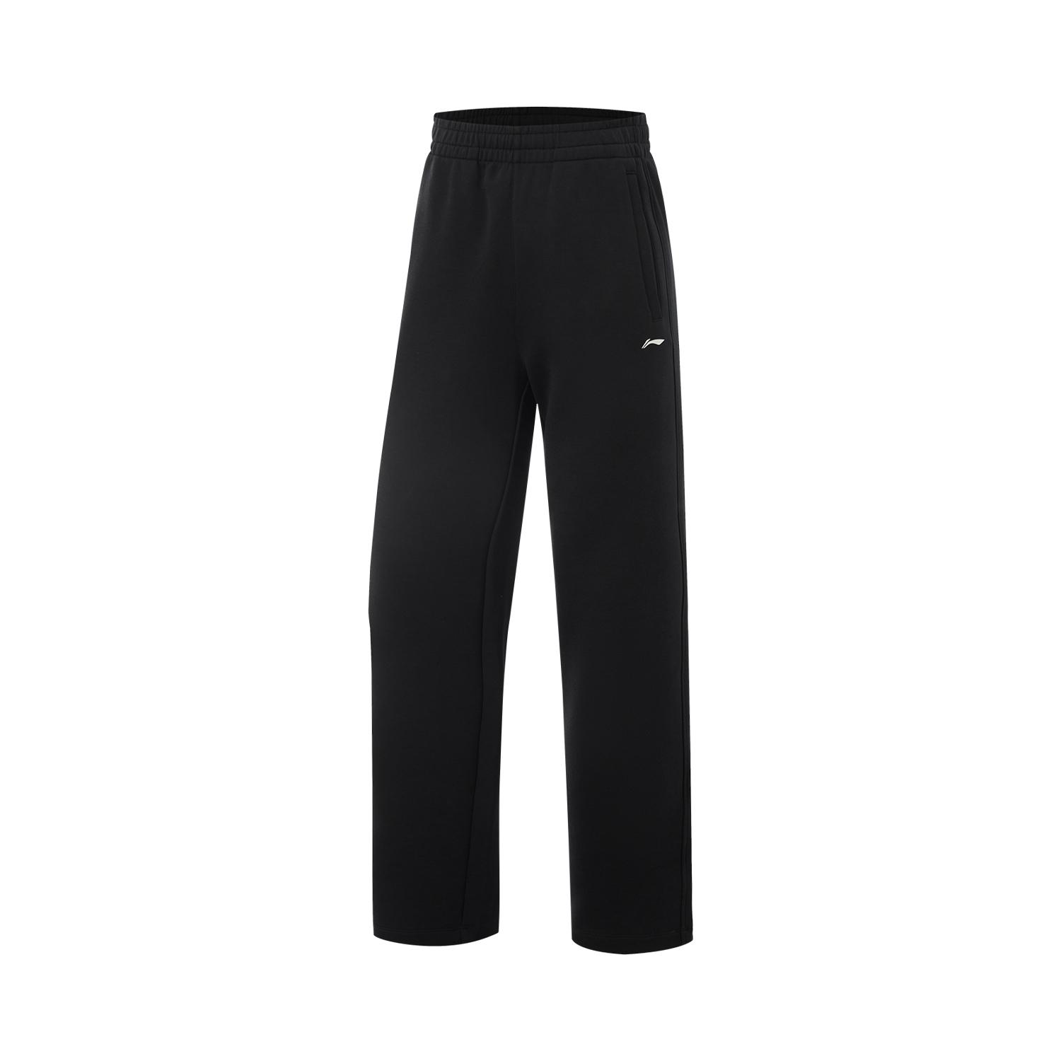 Li Ning Fitness Series однотонные дышащие спортивные длинные брюки со средней талией, женские брюки черного цвета AKLV042-2 XL
Li Ning Fitness Series однотонные дышащие спортивные длинные брюки со средней талией, женские брюки черного цвета AKLV042-2 XL