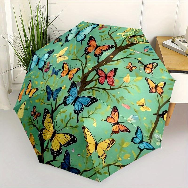 1pc Butterfly Garden Round Rug Umbrella with Plastic Handle,Suitable for All Seasons Home Travel Outdoor UmbrellaM1286
1pc Butterfly Garden Round Rug Umbrella with Plastic Handle,Suitable for All Seasons Home Travel Outdoor UmbrellaM1286