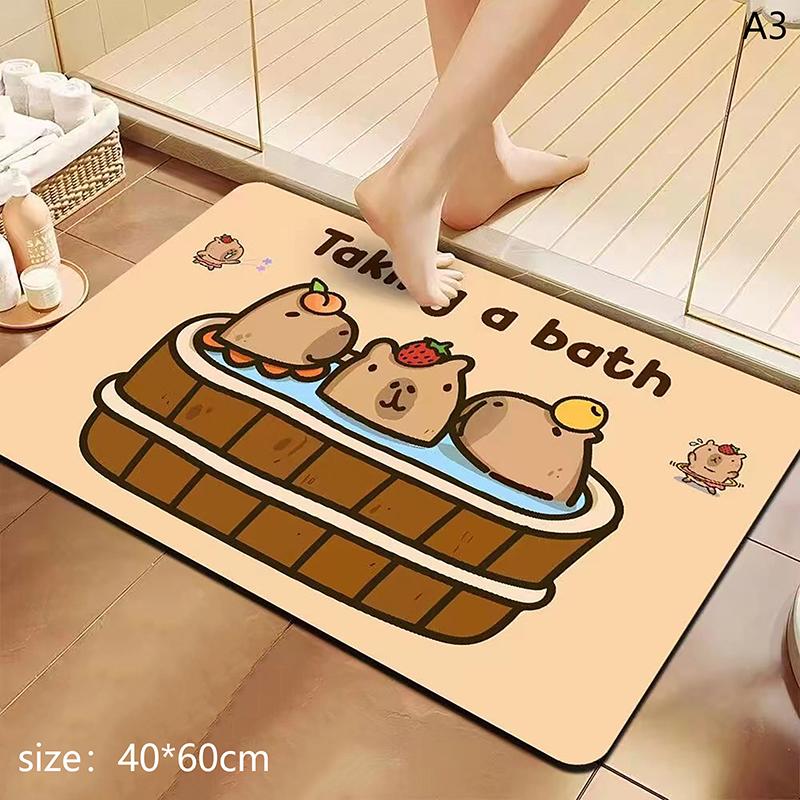 Капібара друкований килимок для ванної кімнати нековзний килимок для дверей кухні сушарка килимок для спальні зливний килимок передпокій килим мультфільм домашній килим
Капібара друкований килимок для ванної кімнати нековзний килимок для дверей кухні сушарка килимок для спальні зливний килимок передпокій килим мультфільм домашній килим