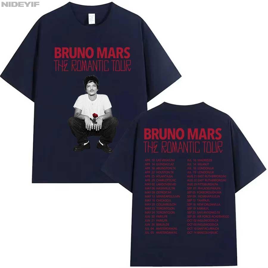 Bruno Mars The RoUnisextic Tour T shirt for Unisex Women Hiphop Streetwear Oversized Tops 100 Cotton TShirt BM1 4XL
Bruno Mars The RoUnisextic Tour T shirt for Unisex Women Hiphop Streetwear Oversized Tops 100 Cotton TShirt BM1 4XL